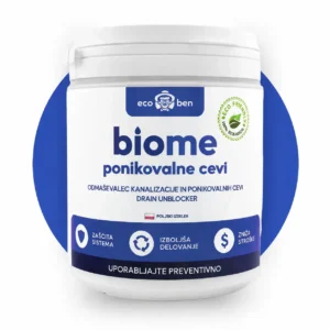 BioMe Drain Unblocker, biološki odmaševalec ponikovalnih cevi 600 g